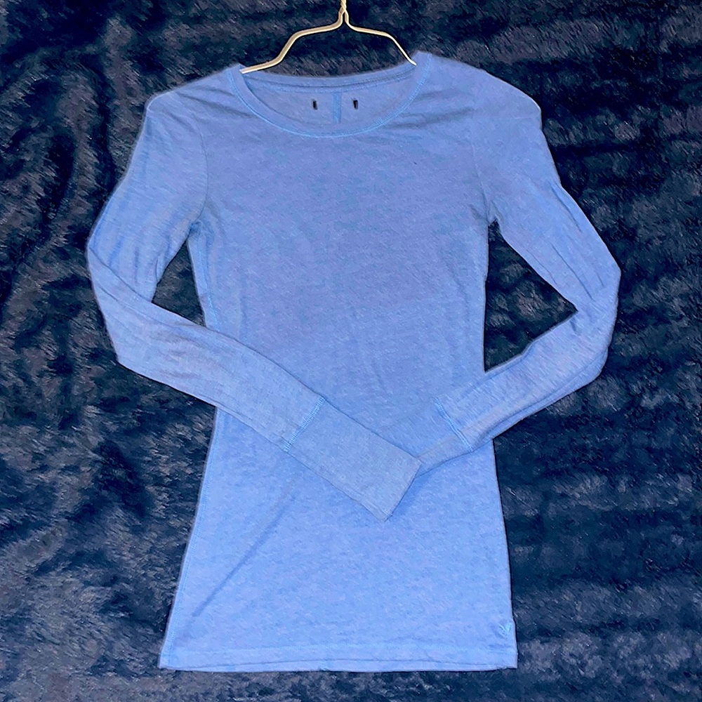 AE Soft & Sexy Long Sleeve Tee (S) 🔵